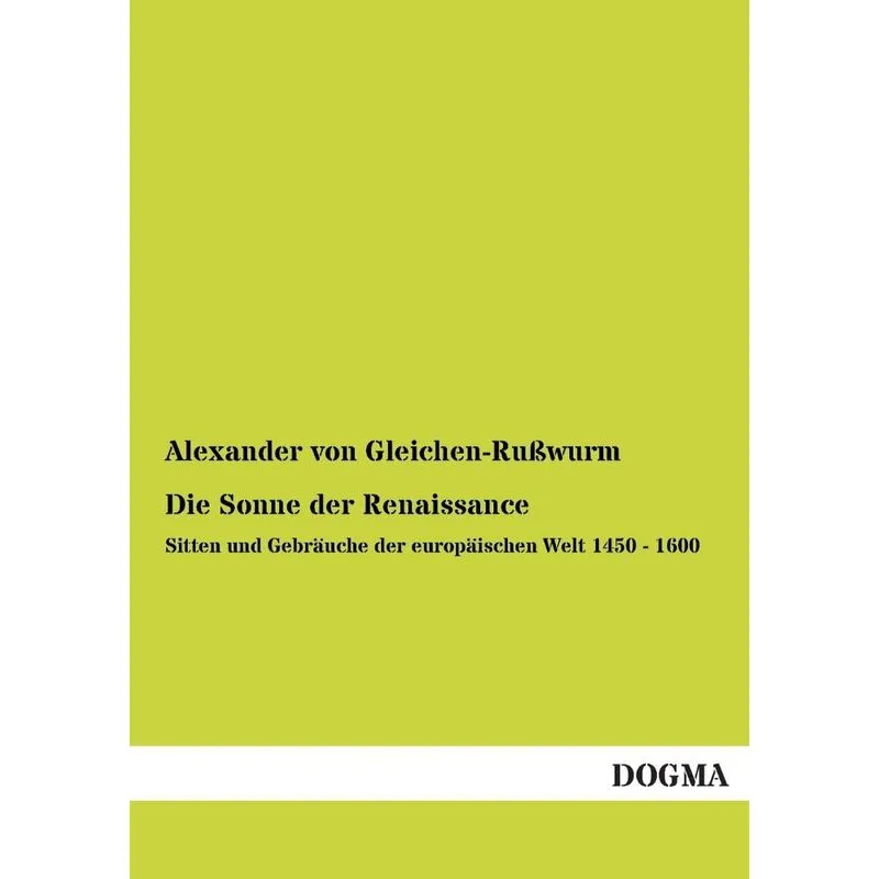 Die Sonne Der Renaissance