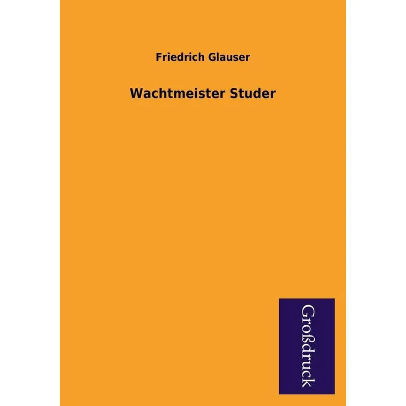 Wachtmeister Studer