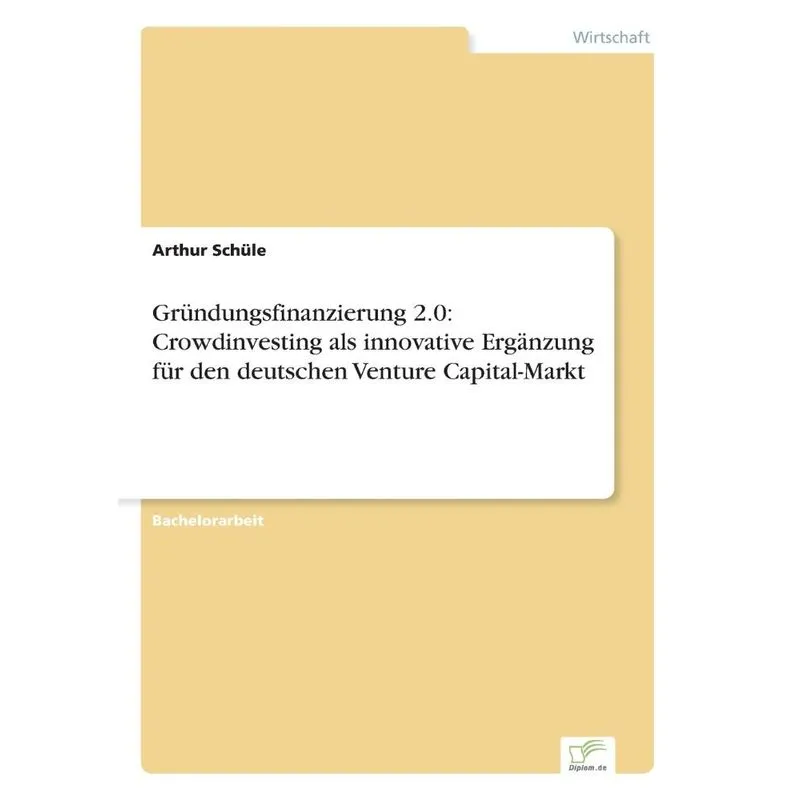 Gründungsfinanzierung 2.0