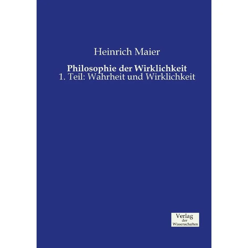 Philosophie der Wirklichkeit