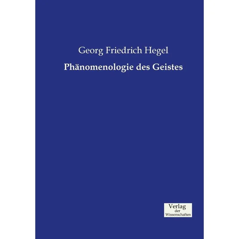 Phänomenologie des Geistes
