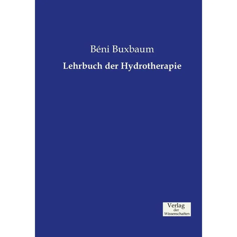 Lehrbuch der Hydrotherapie