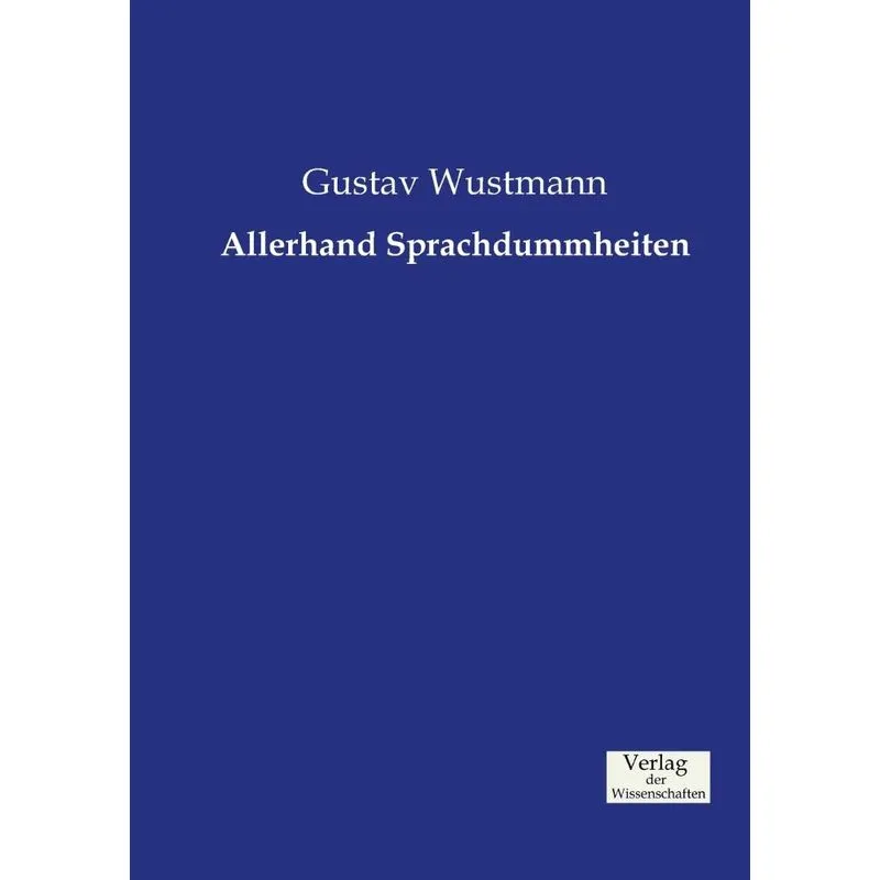 Allerhand Sprachdummheiten