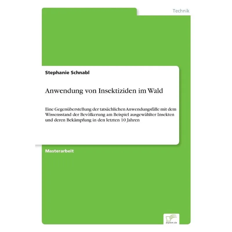 Anwendung von Insektiziden im Wald