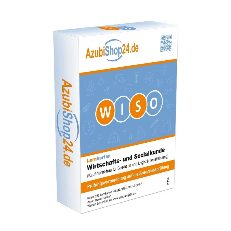 AzubiShop24.de Lernkarten ADD-ON Wirtschafts- und Sozialkunde (Kaufmann/-frau für Spedition und Logistikdienstleistung)