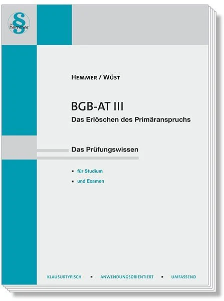 BGB AT III - Das Erlöschen des Primäranspruchs