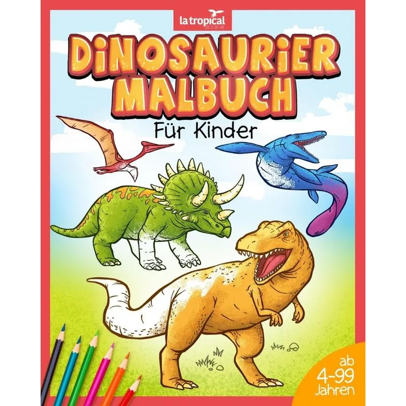 Dinosaurier Malbuch für Kinder