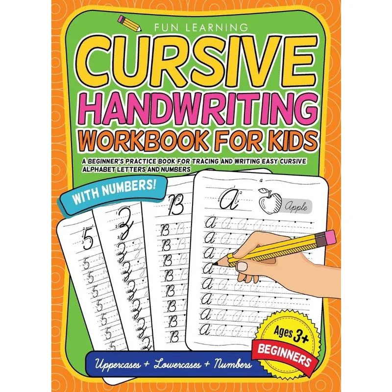 Cursive Handwriting Workbook For Kids Beginners