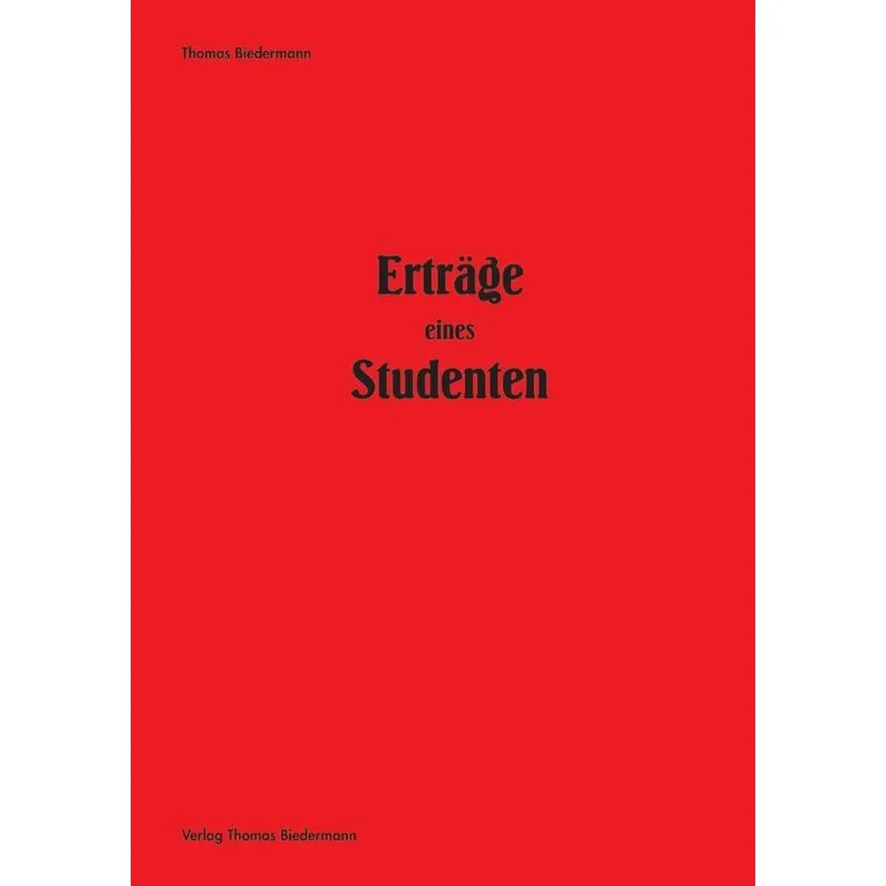 Erträge eines Studenten