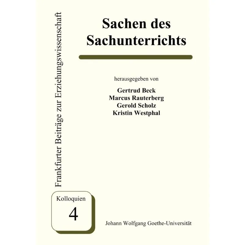 Sachen des Sachunterrichts