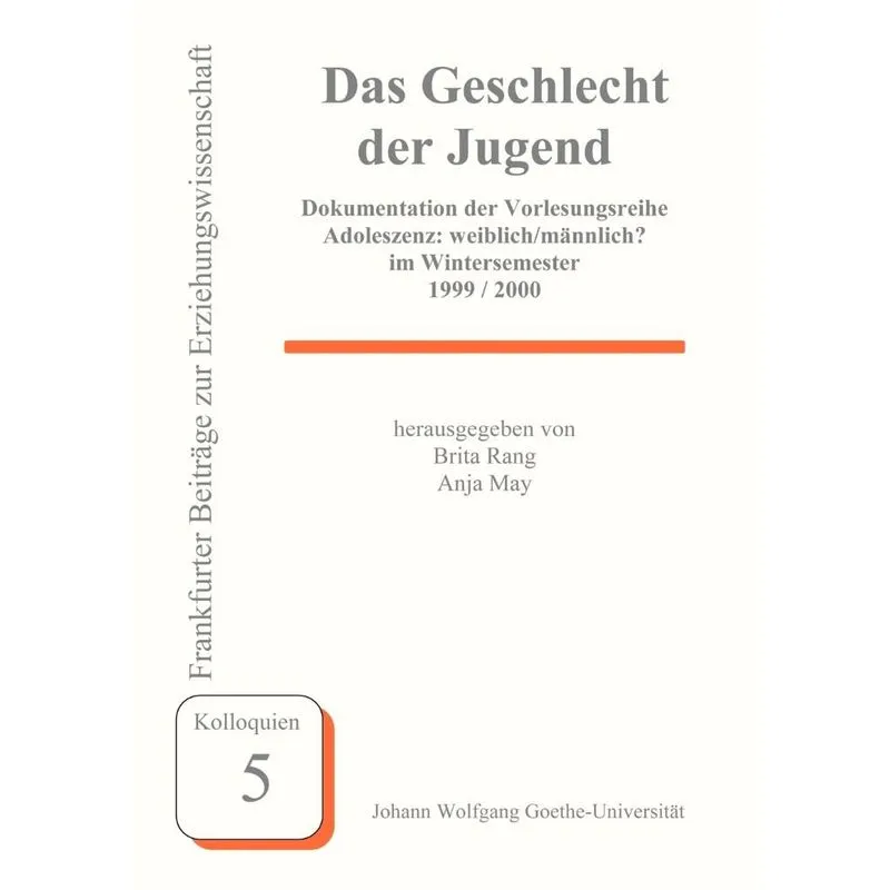 Das Geschlecht Der Jugend