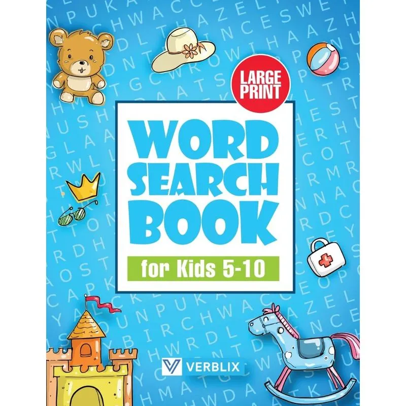 Word Search Book for Kids 5-10