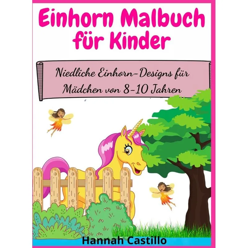 Einhorn Malbuch für Kinder