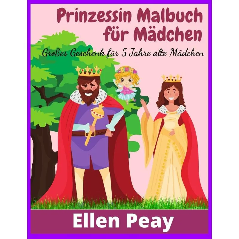 Prinzessin Malbuch für Mädchen