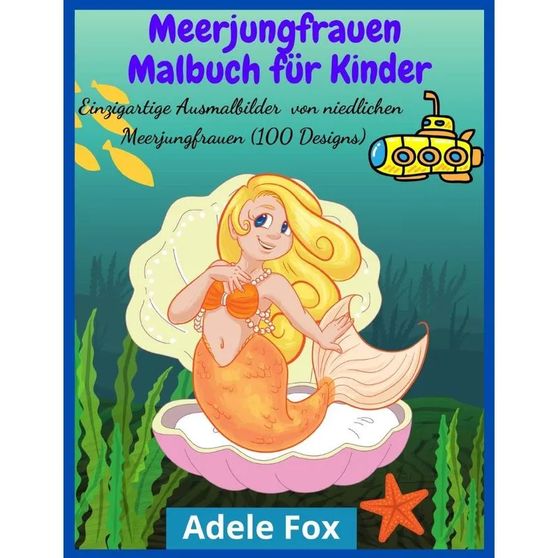 Meerjungfrauen Malbuch für Kinder
