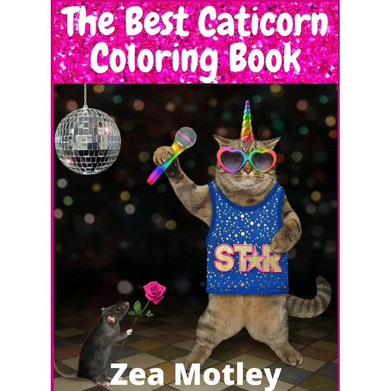 The Best Caticorn Coloring Book