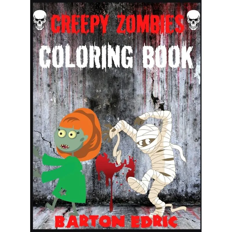 CREEPY ZOMBIES COLORING BOOK