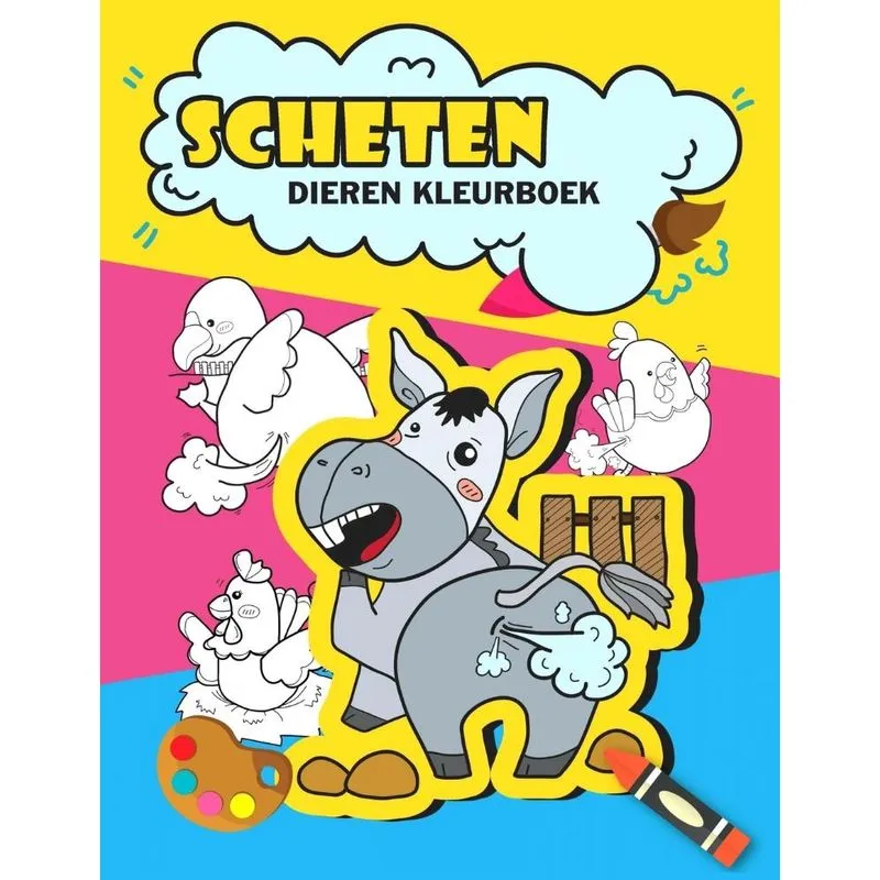 Scheten dieren kleurboek