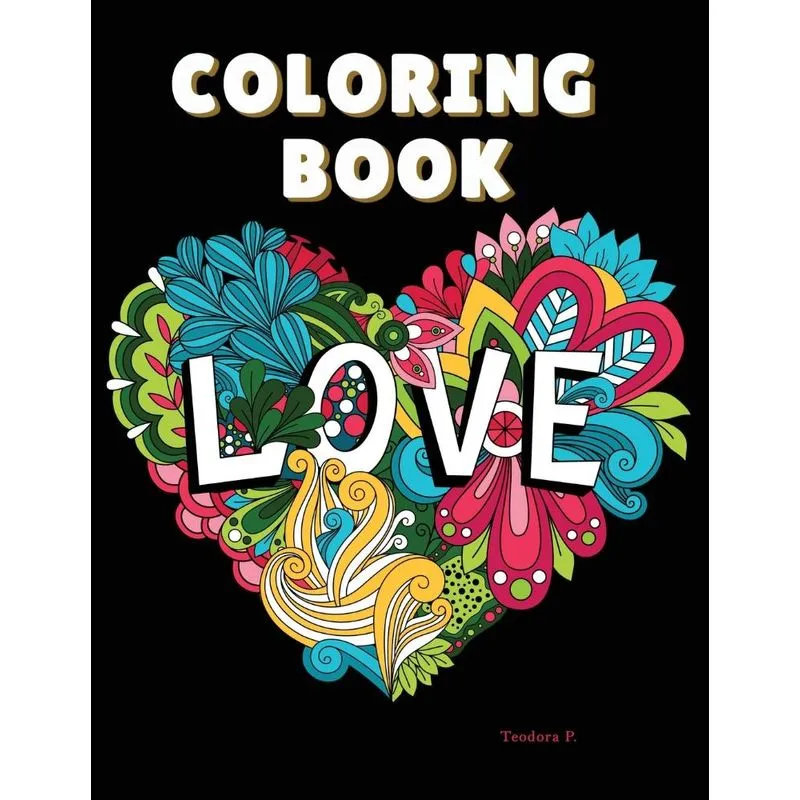 Love Coloring Book