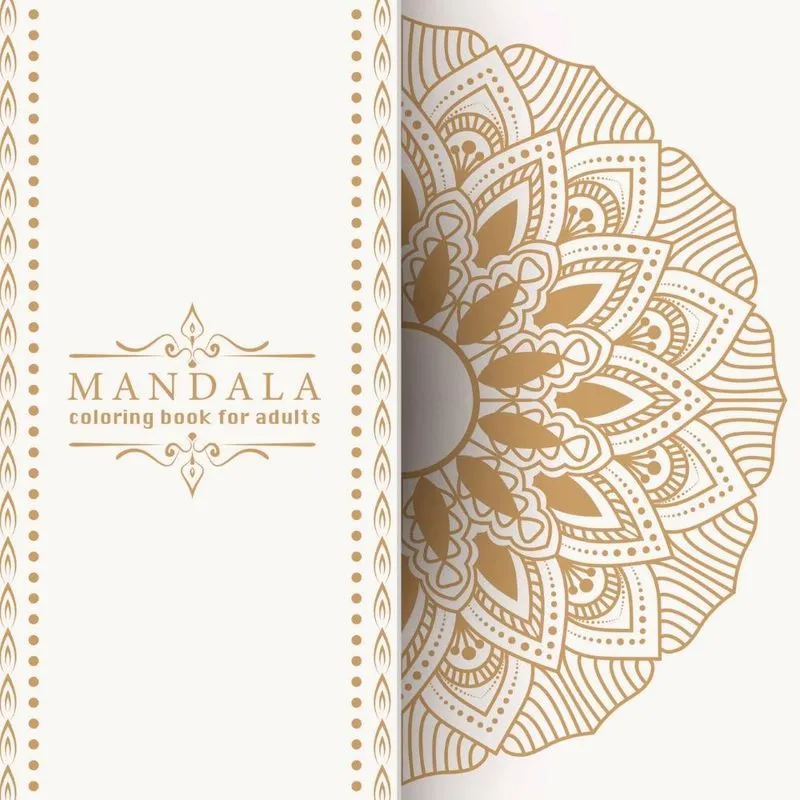Mandala coloring book for adults