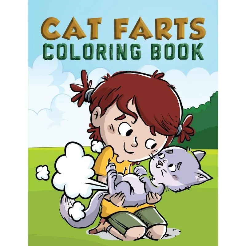 Cat Farts Coloring Book