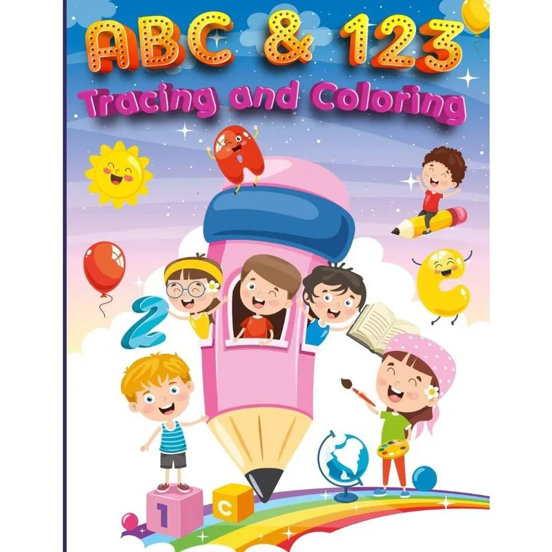 Abc & 123 Coloring and Tracing