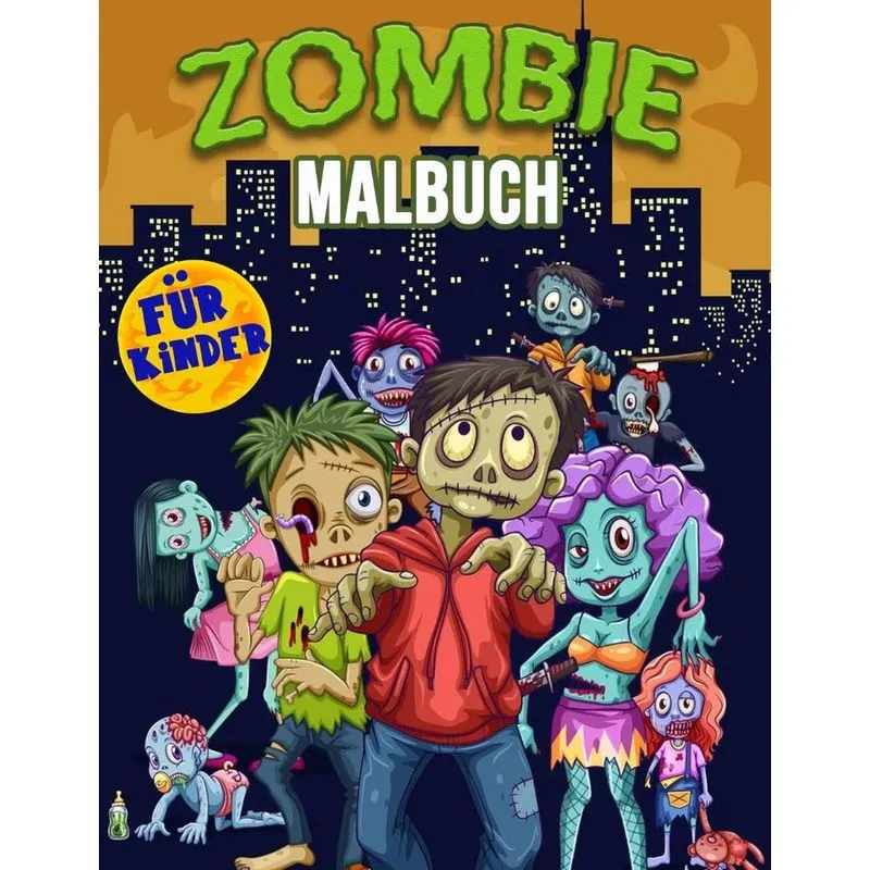 Zombie Malbuch für Kinder