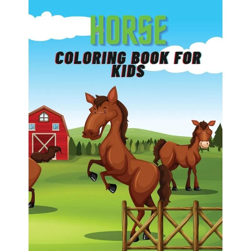 Horse Coloring Book For Kids