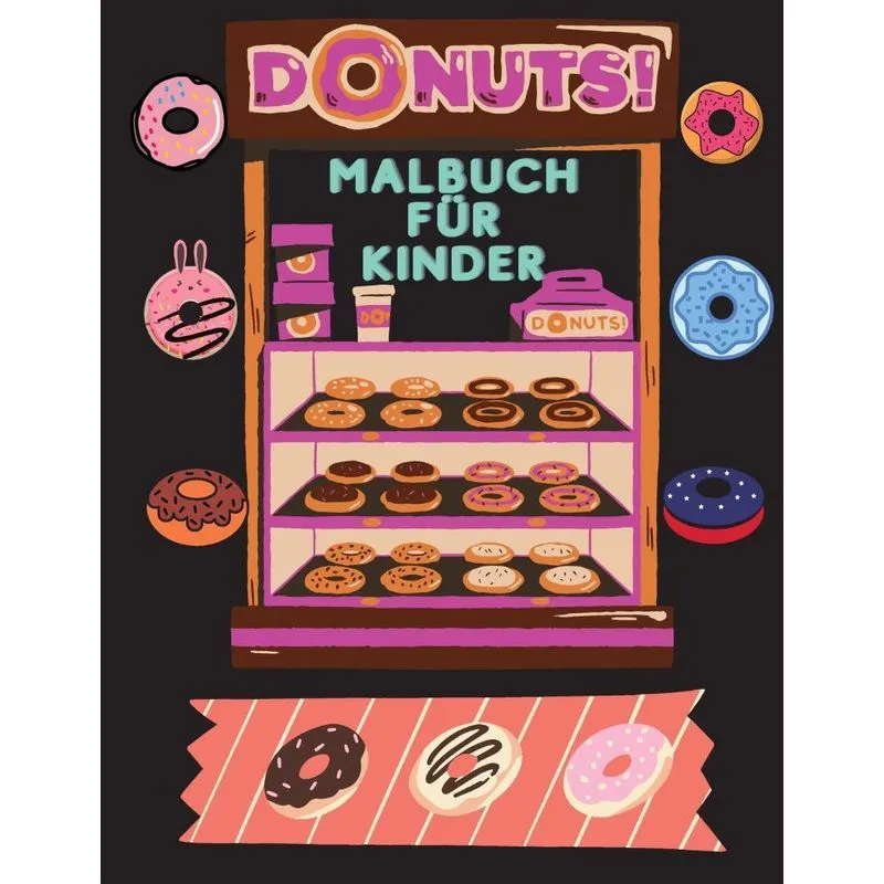 DONUTS Malbuch für Kinder