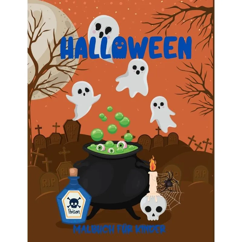 Halloween Malbuch Für Kinder