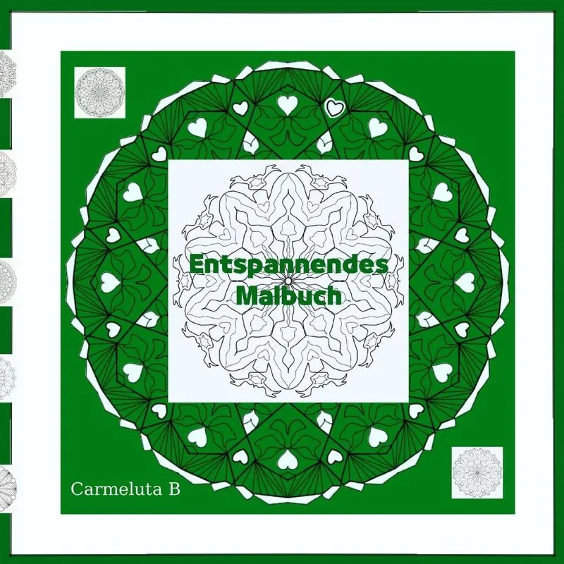 Entspannendes Malbuch