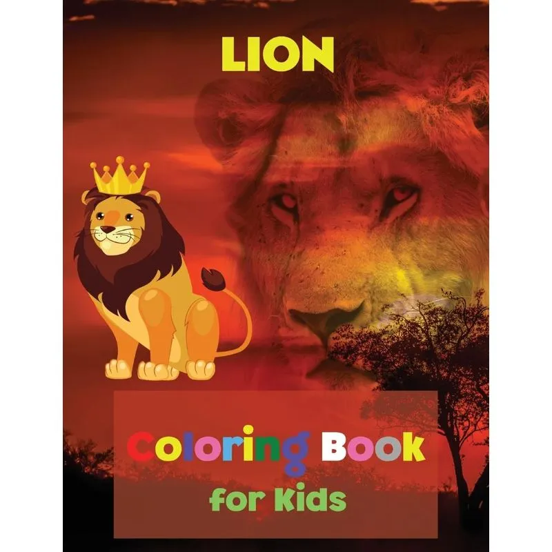 LION Coloring Book for Kids
