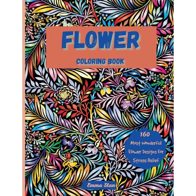 Flower Coloring Book