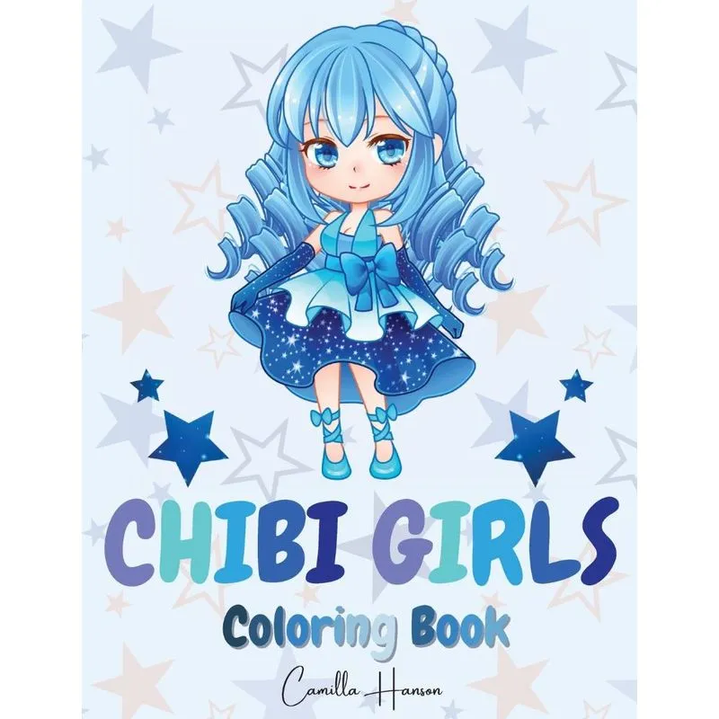 Chibi Girls Coloring Book