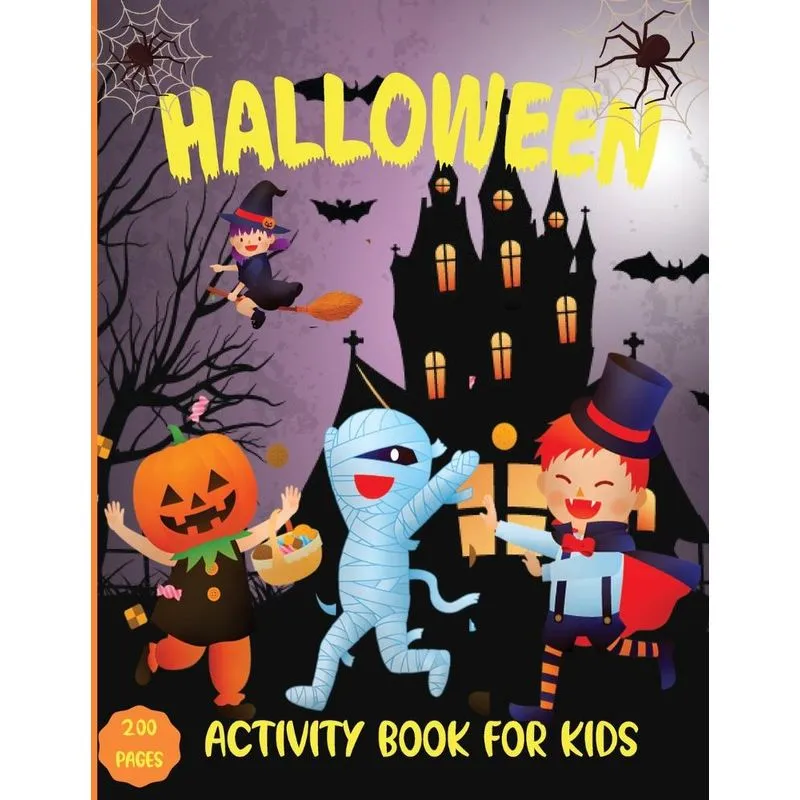 Halloween Activity Book for kids