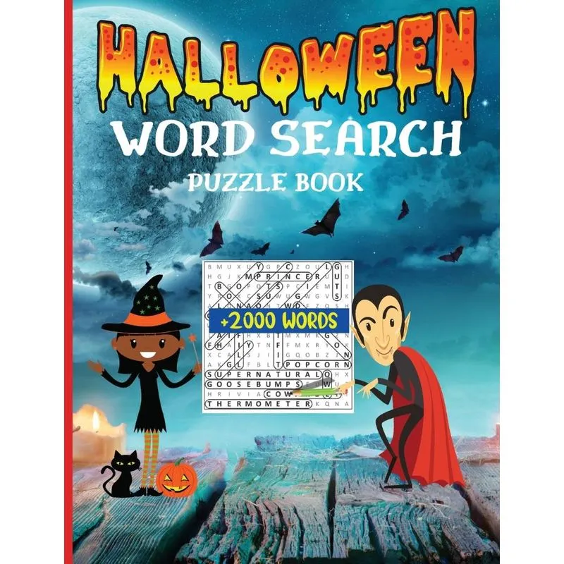 Halloween Word Search Puzzle Book