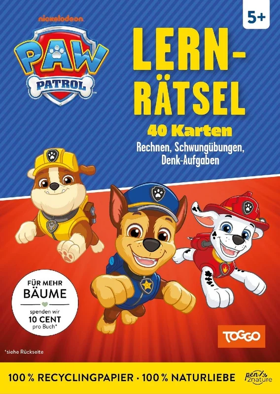 PAW Patrol Lernspaß 40 Karten