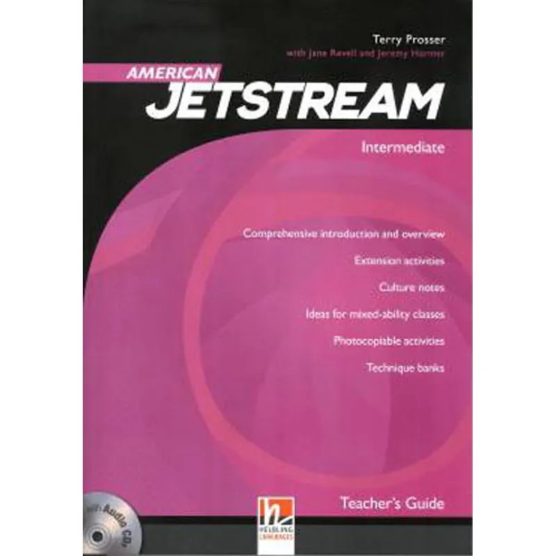 AMERICAN JETSTREAM INTERMEDIATE - TEACHER'S GUIDE WITH CLASS AUDIO CD AND E-ZONE