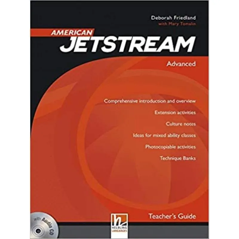 AMERICAN JETSTREAM ADVANCED - TEACHER'S GUIDE WITH E-ZONE AND CLASS AUDIO CD