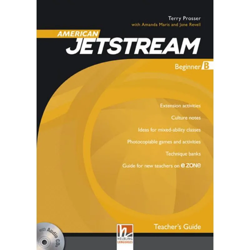 American jetstream beginner B - TEACHER'S guide with class audio cd and e-zone