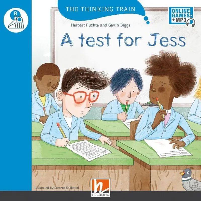 A TEST FOR JESS - THE THINKING TRAIN - LEVEL B + E-ZONE RESOURCES