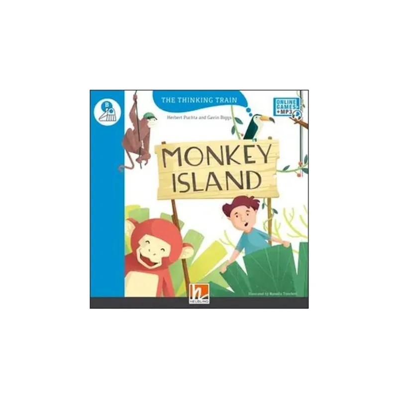MONKEY ISLAND - THE THINKING TRAIN - LEVEL B + E-ZONE KIDS RESOURCES