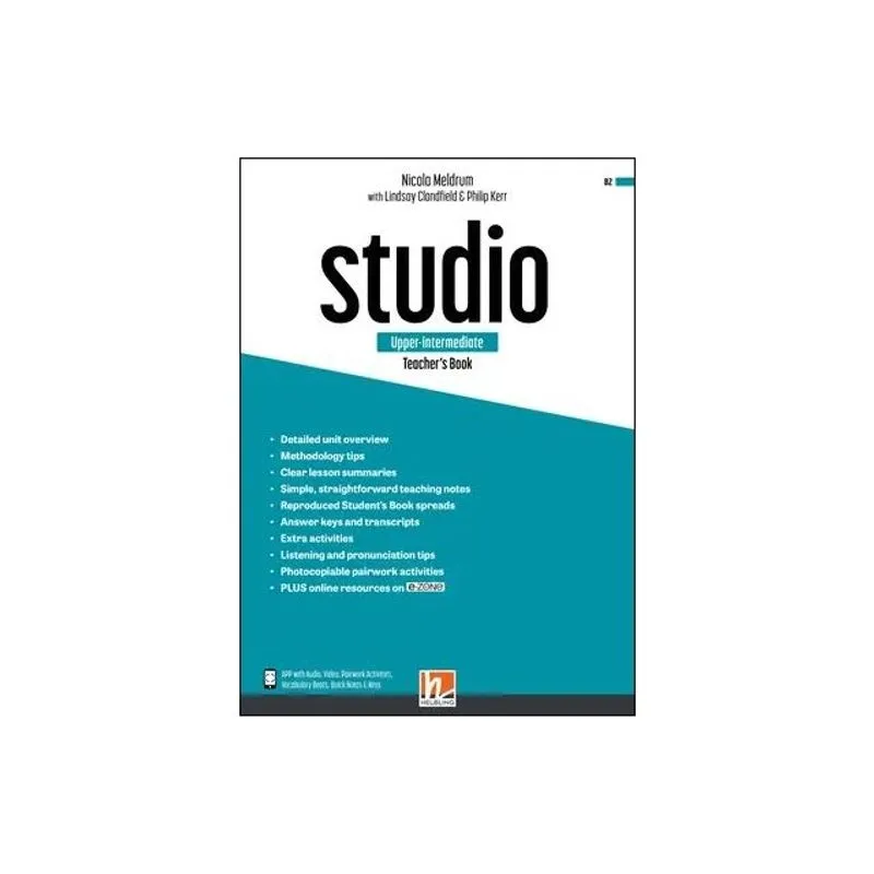 STUDIO UPPER-INTERMEDIATE - TEACHER'S BOOK + E-ZONE RESOURCES + MEDIA APP