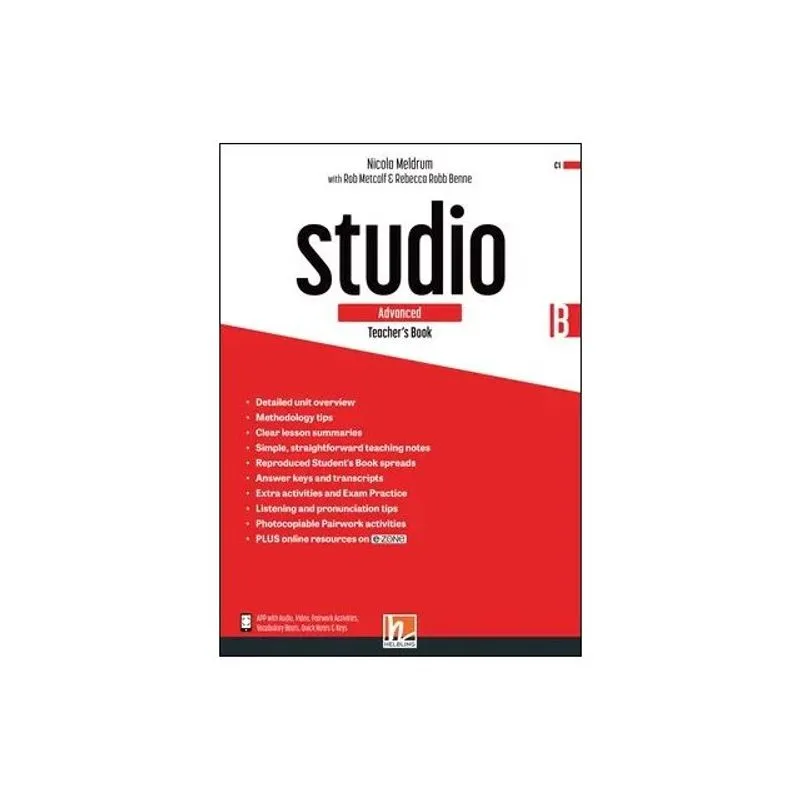 STUDIO ADVANCED - TEACHER'S BOOK B + E-ZONE RESOURCES + MEDIA APP