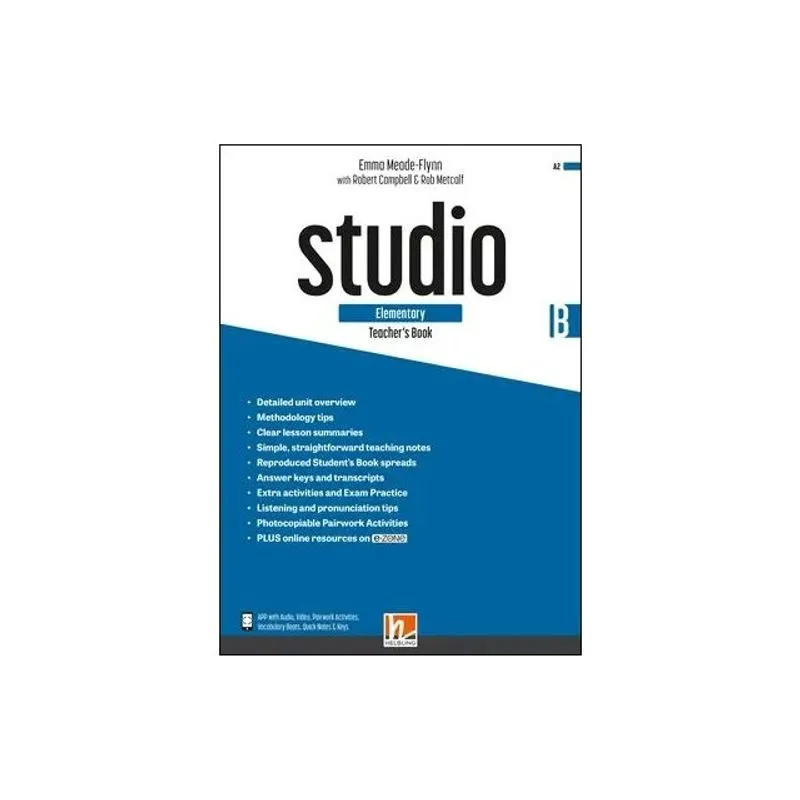 STUDIO ELEMENTARY - TEACHER'S BOOK B + E-ZONE RESOURCES + MEDIA APP