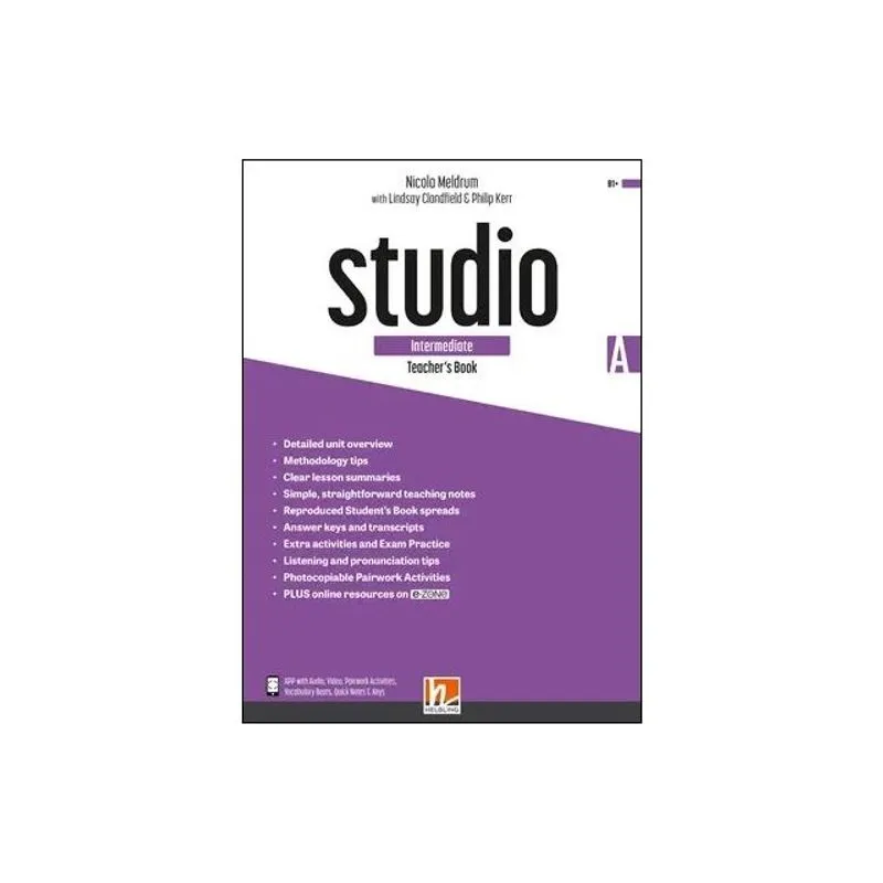 STUDIO INTERMEDIATE - TEACHER'S BOOK A + E-ZONE RESOURCES + MEDIA APP