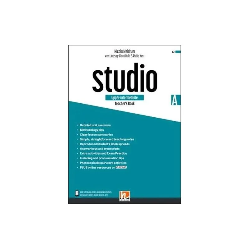 STUDIO UPPER-INTERMEDIATE - TEACHER'S BOOK A + E-ZONE RESOURCES + MEDIA APP