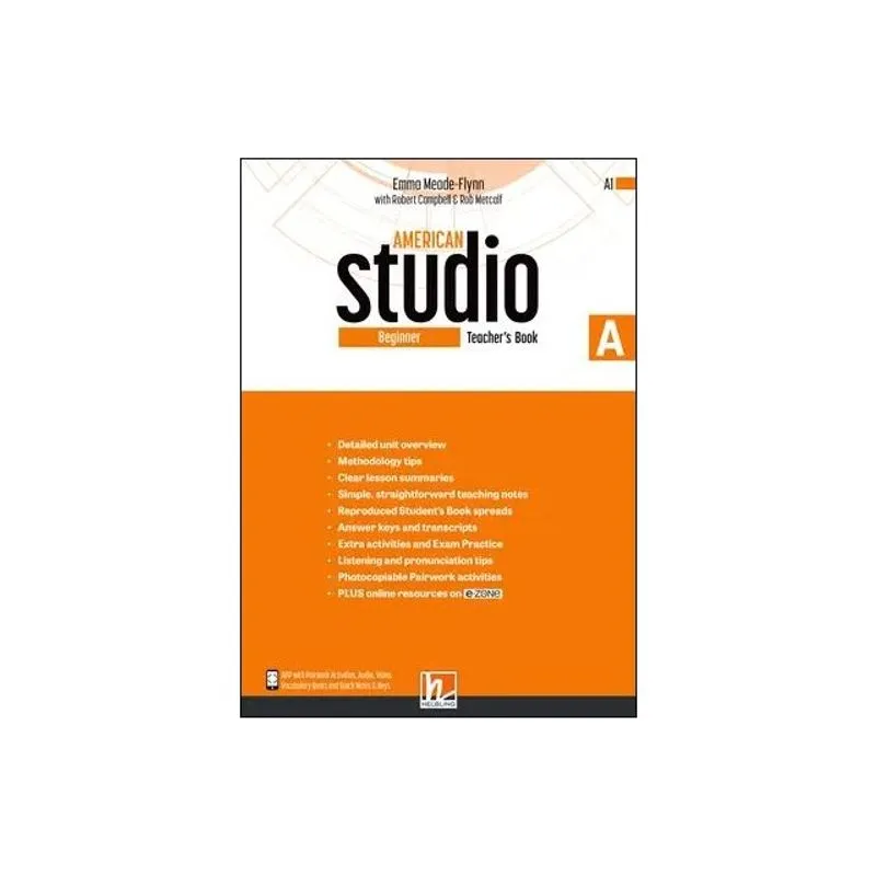 AMERICAN STUDIO BEGINNER - TEACHER'S BOOK A + E-ZONE RESOURCES + MEDIA APP