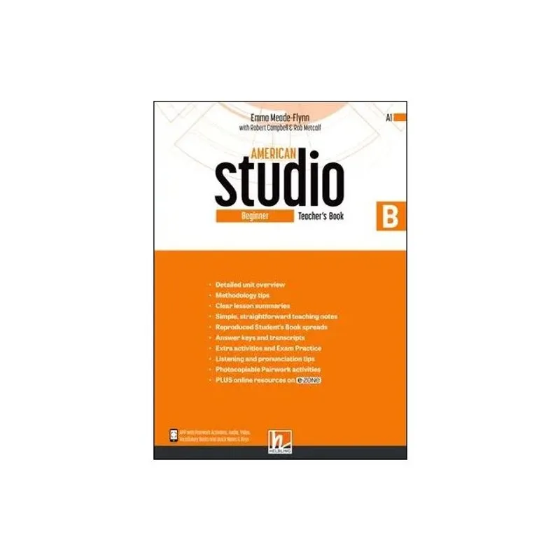 AMERICAN STUDIO BEGINNER - TEACHER'S BOOK B + E-ZONE RESOURCES + MEDIA APP