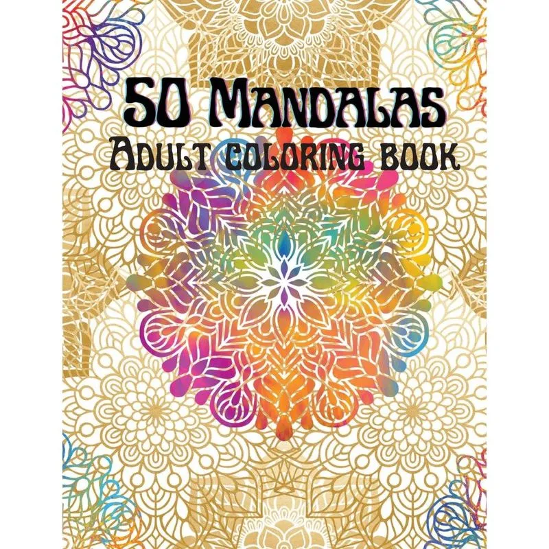 50 Mandalas Adult coloring book